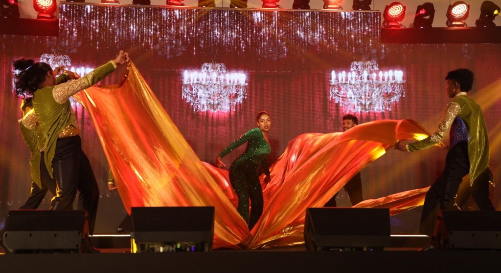 Grand Ballroom Chandelier Dance Performance